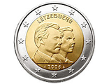 2 евро 2006 Люксембург 25-летие принца Гийома