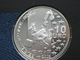 10 евро 2003 бельгия Ag925 Жорж Сименон